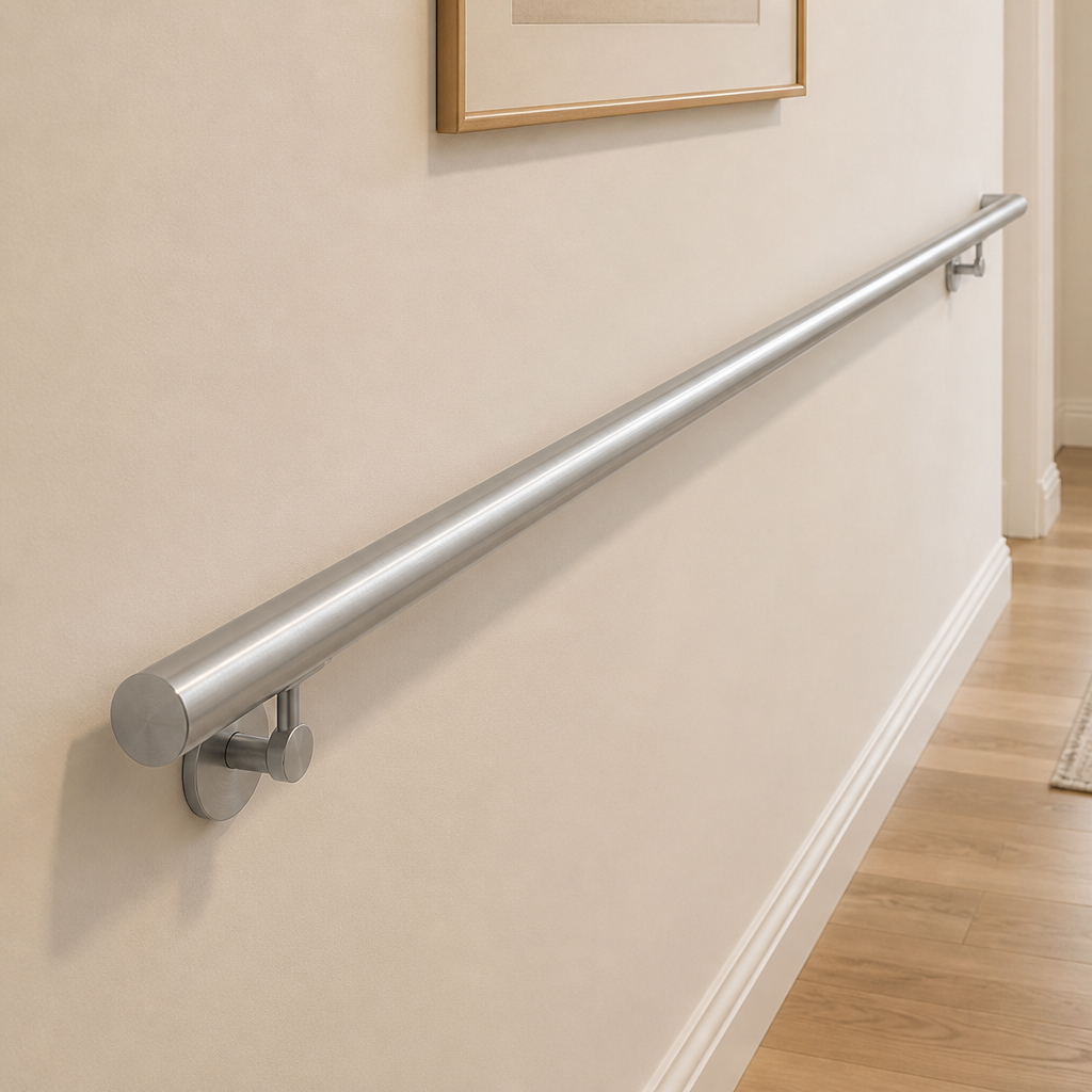 Wall-mounted handrail